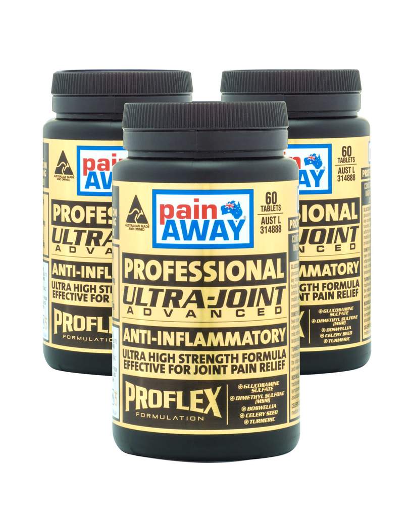 3 x PAIN AWAY PROFESSIONAL <br> ULTRA JOINT ADVANCED TABLETS (60)