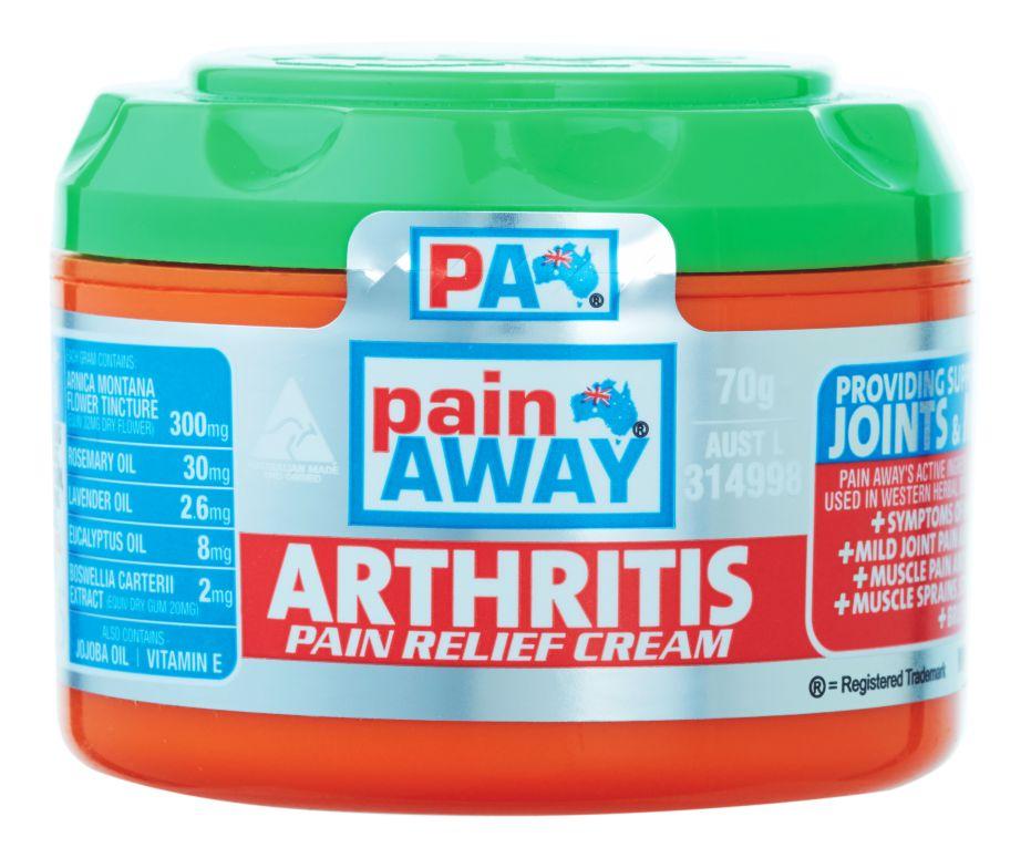 PAIN AWAY ARTHRITIS <BR> PAIN RELIEF CREAM 70G